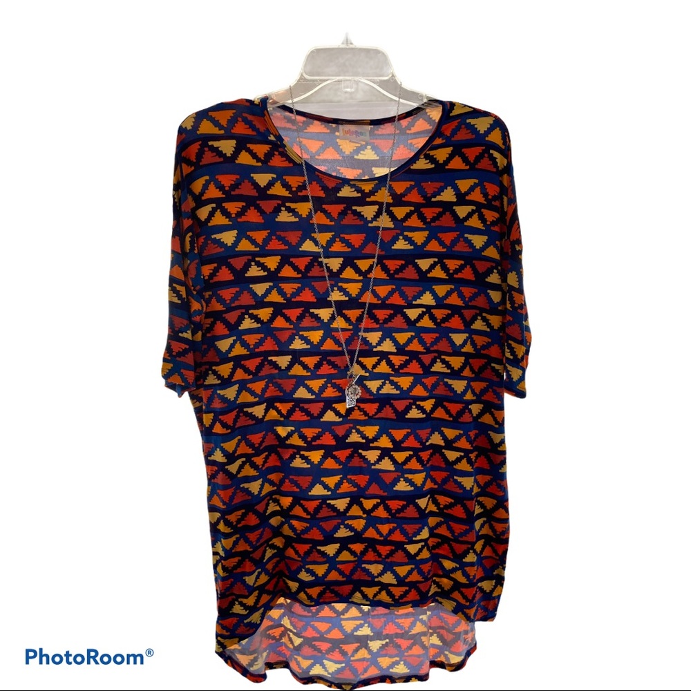 LuLaRoe Aztec Blue Orange XS